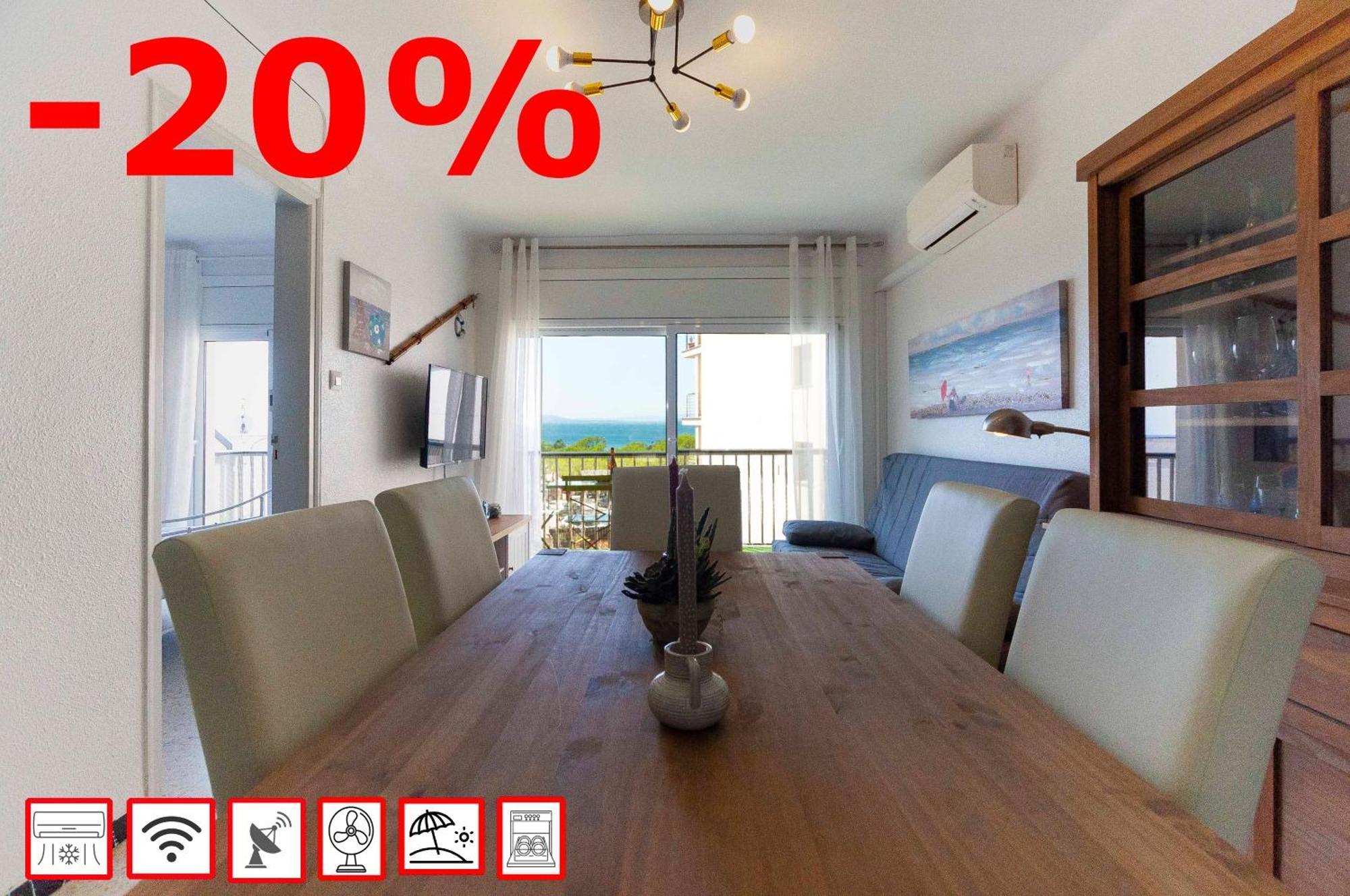 Apartamento 1221 Molino 60 M Playa - Apivend Immo Rosas